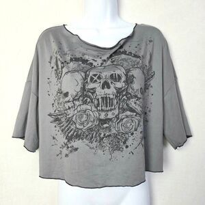 Absolutely Famous Floral Keyhole Tunic Top M